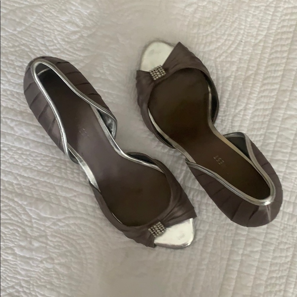 Nine West - Satin gray and silver